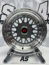 15” AS- 7501 4/100 4/114 gunmetal grey wheels